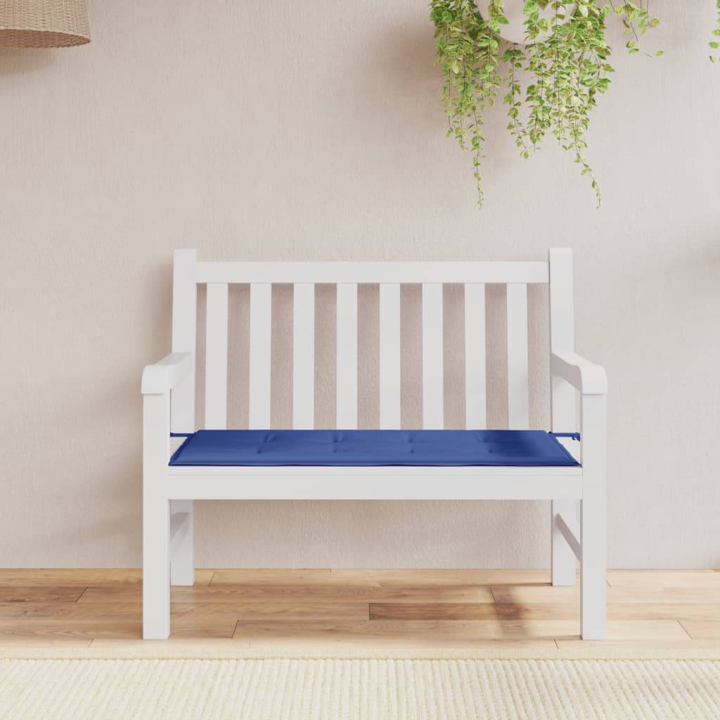 vidaXL Gartenbank-Auflage Königsblau 100x50x3 cm Oxford-Gewebe-4
