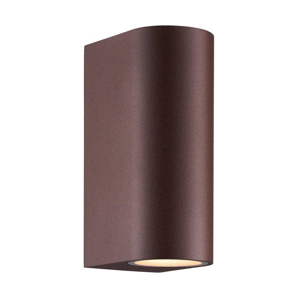 Nordlux Dion Wandleuchte Aluminium Rostig Up & Down | Geeignet für 2x GU10-0