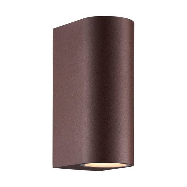 Nordlux Dion Wandleuchte Aluminium Rostig Up & Down | Geeignet für 2x GU10