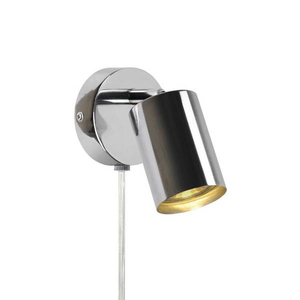 Nordlux Explore Wandleuchte Metall und Ceramic Chrom | Geeignet für GU10