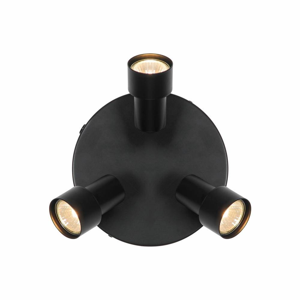 Nordlux Boston Deckenleuchte 3-rondel Metall Schwarz | Geeignet für 3x GU10-2