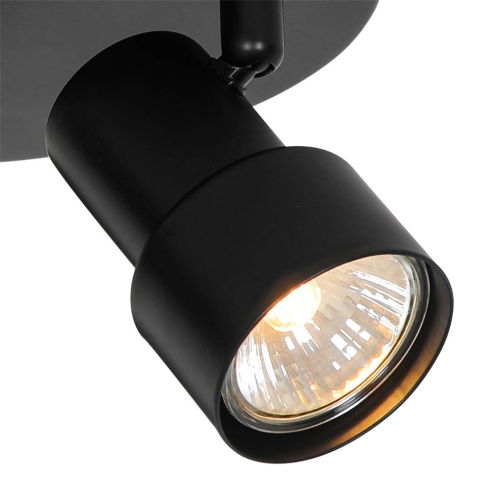 Nordlux Boston Deckenleuchte 3-rondel Metall Schwarz | Geeignet für 3x GU10-3