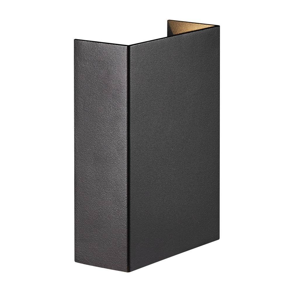 Nordlux Fold 10 Wandleuchte Aluminium Schwarz - 8W 400lm - 830 Warmweiß | IP54-2