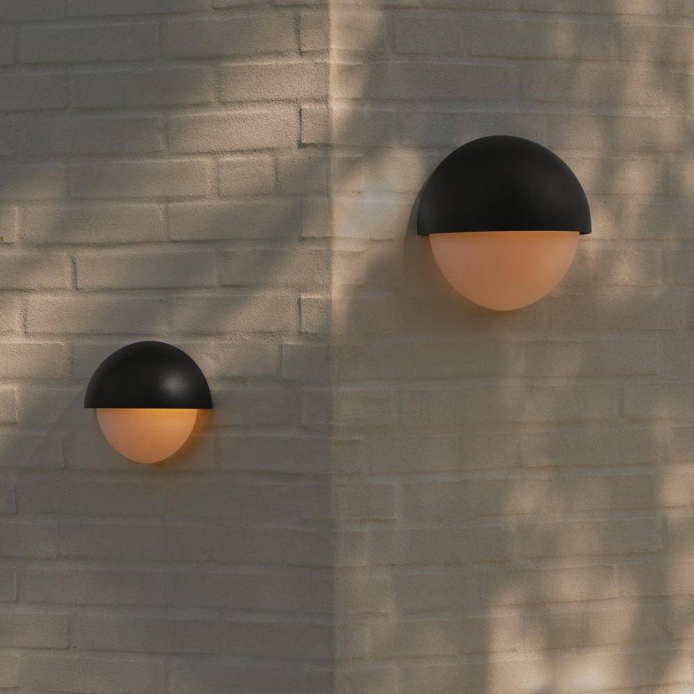 Nordlux Scorpius Wandleuchte Rund Schwarz | Geeignet für 1x E14-2