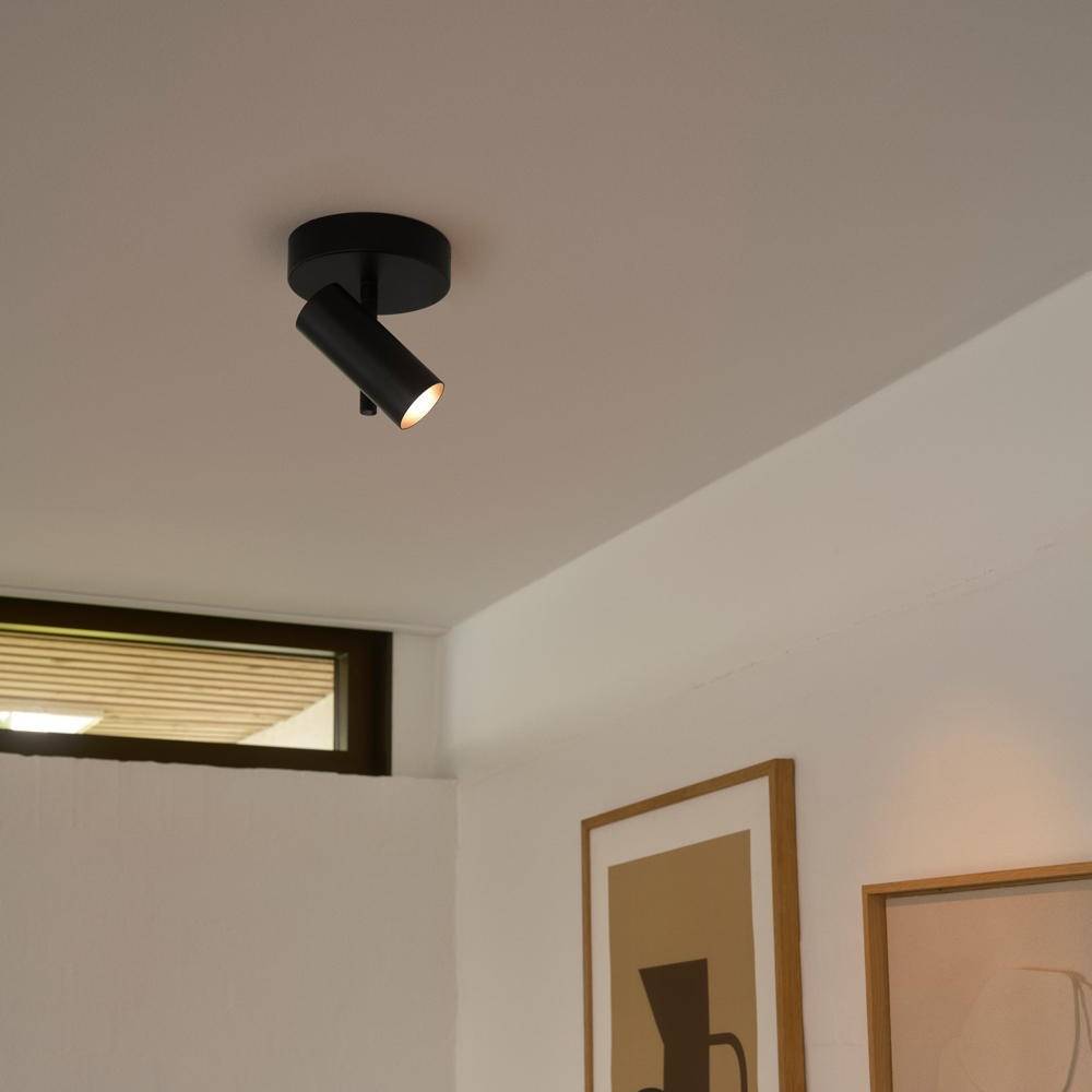 Nordlux Jerome Deckenleuchte Metall Schwarz | 55mm - Geeignet für GU10-0