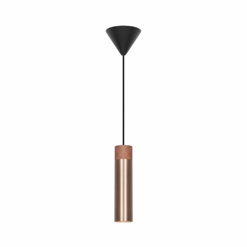Nordlux Tilo Pendelleuchte Metall und Holz Kupfer | 60mm - Geeignet für GU10-1