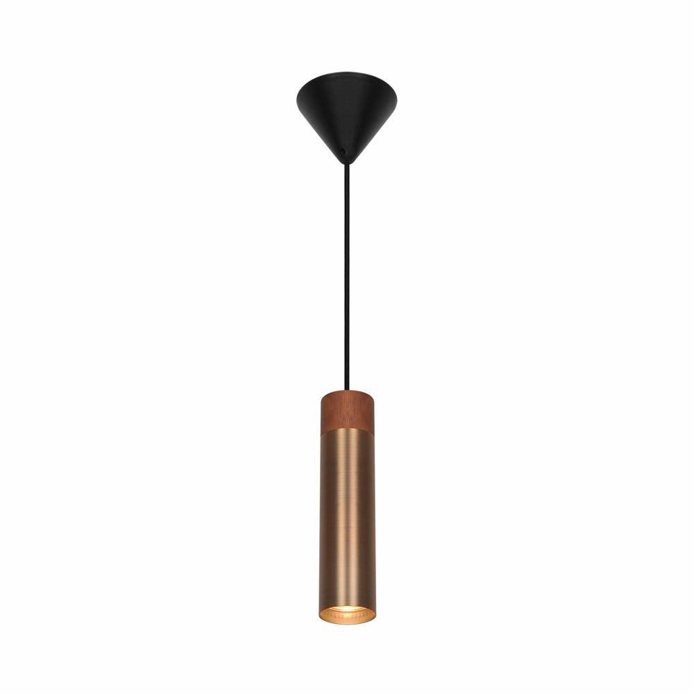 Nordlux Tilo Pendelleuchte Metall und Holz Kupfer | 60mm - Geeignet für GU10-2
