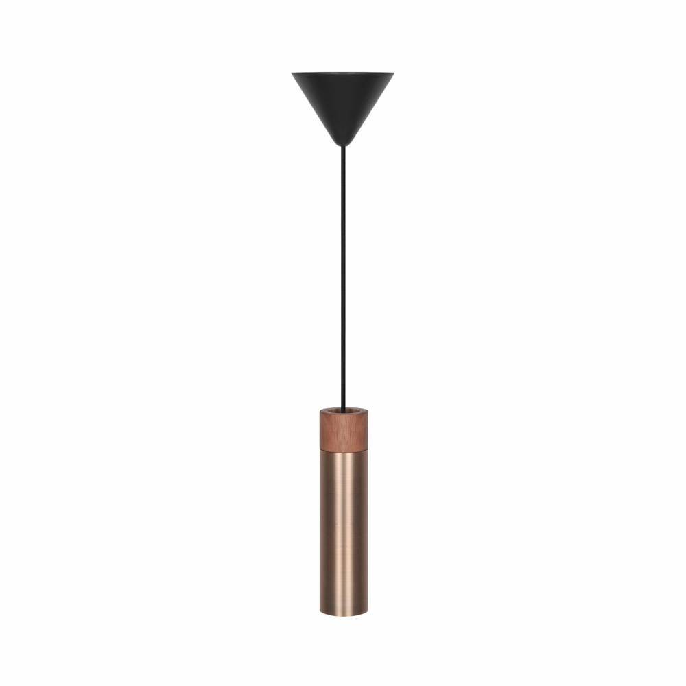 Nordlux Tilo Pendelleuchte Metall und Holz Kupfer | 60mm - Geeignet für GU10-3