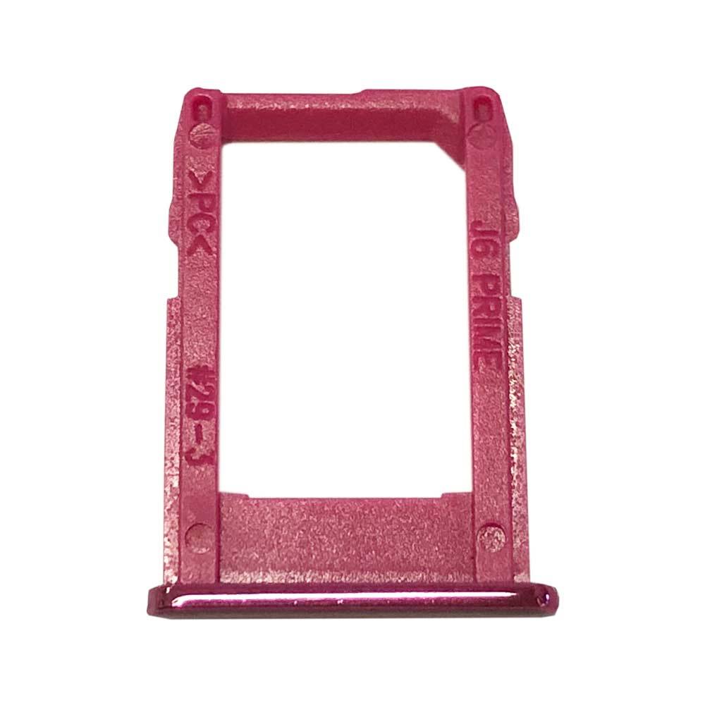 Simkarten Halter für Samsung Galaxy J6 Plus J610F 2018 Card Tray SD Rose Rot-1
