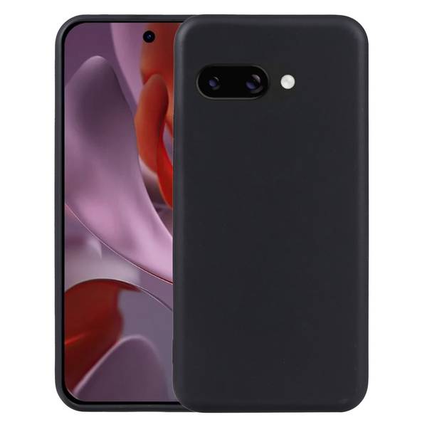 Für Google Pixel 9a Silikon TPU Schutz Hülle Cover Flexibel ultra dünn Schwarz