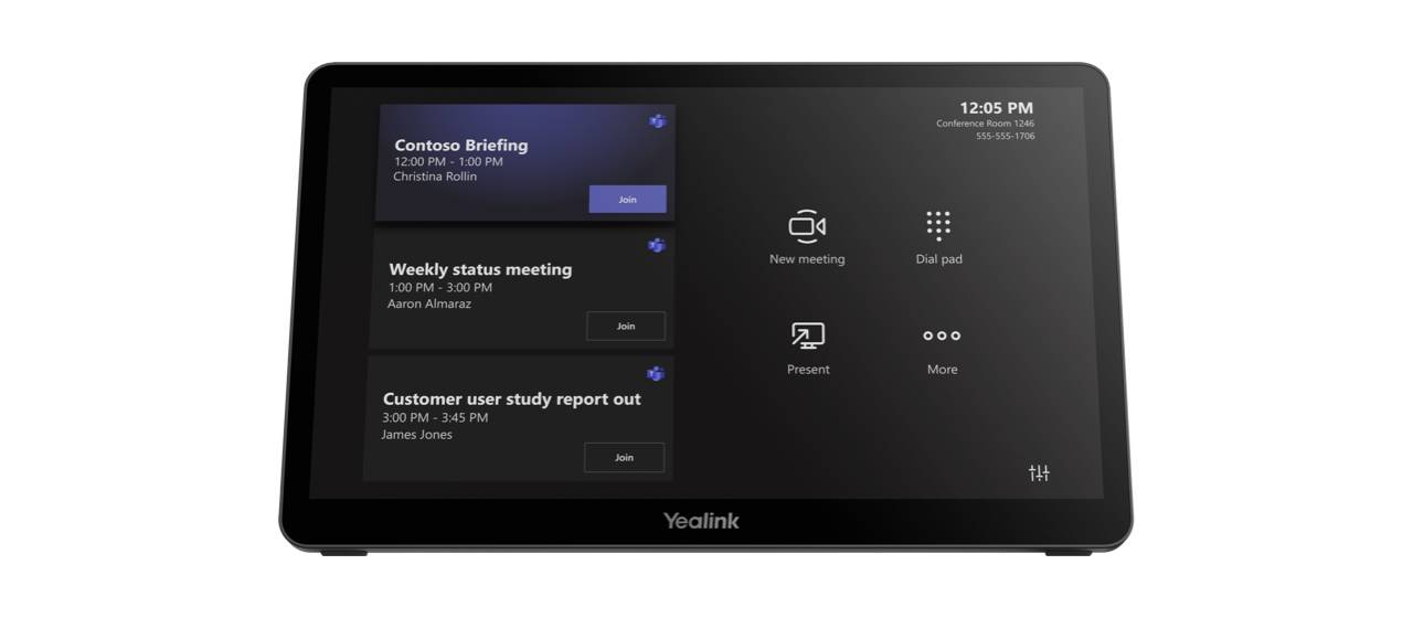 Yealink MTouch Plus-EXT - Touchpaneel - Anzeige - LED - IPS - 29.5 cm (11.6"")-1