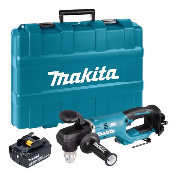 Makita DDA 450 G1K Akku Winkelbohrmaschine 18 V 70 Nm Brushless + 1x Akku 6,0 Ah + Koffer - ohne Ladegerät