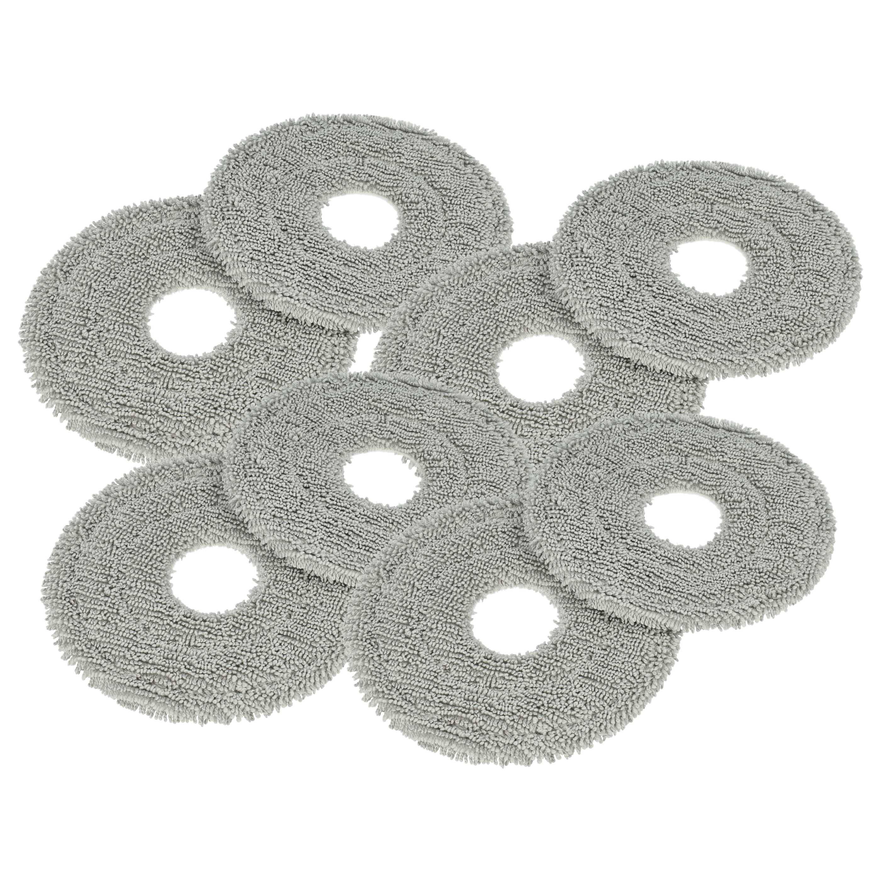 vhbw 8x Wischtuch kompatibel mit Dreame X50 Ultra Complete Wischroboter | Putzroboter - Mopptuch, Wischmopp-Pad --0