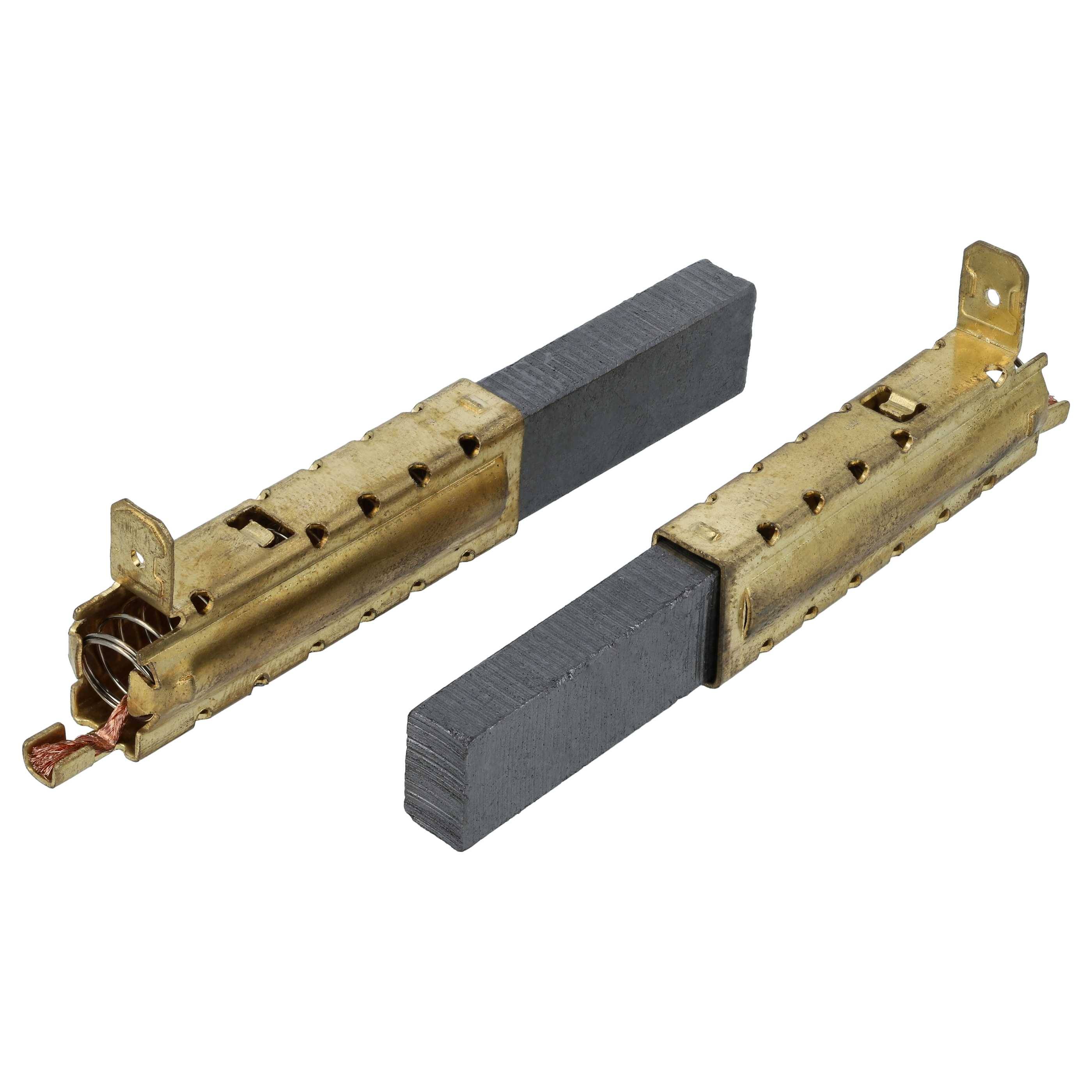 vhbw 2x Kohlebürste 6,3 x 11 x 32 mm kompatibel mit Kärcher SE 2001, 3001 Staubsauger-0