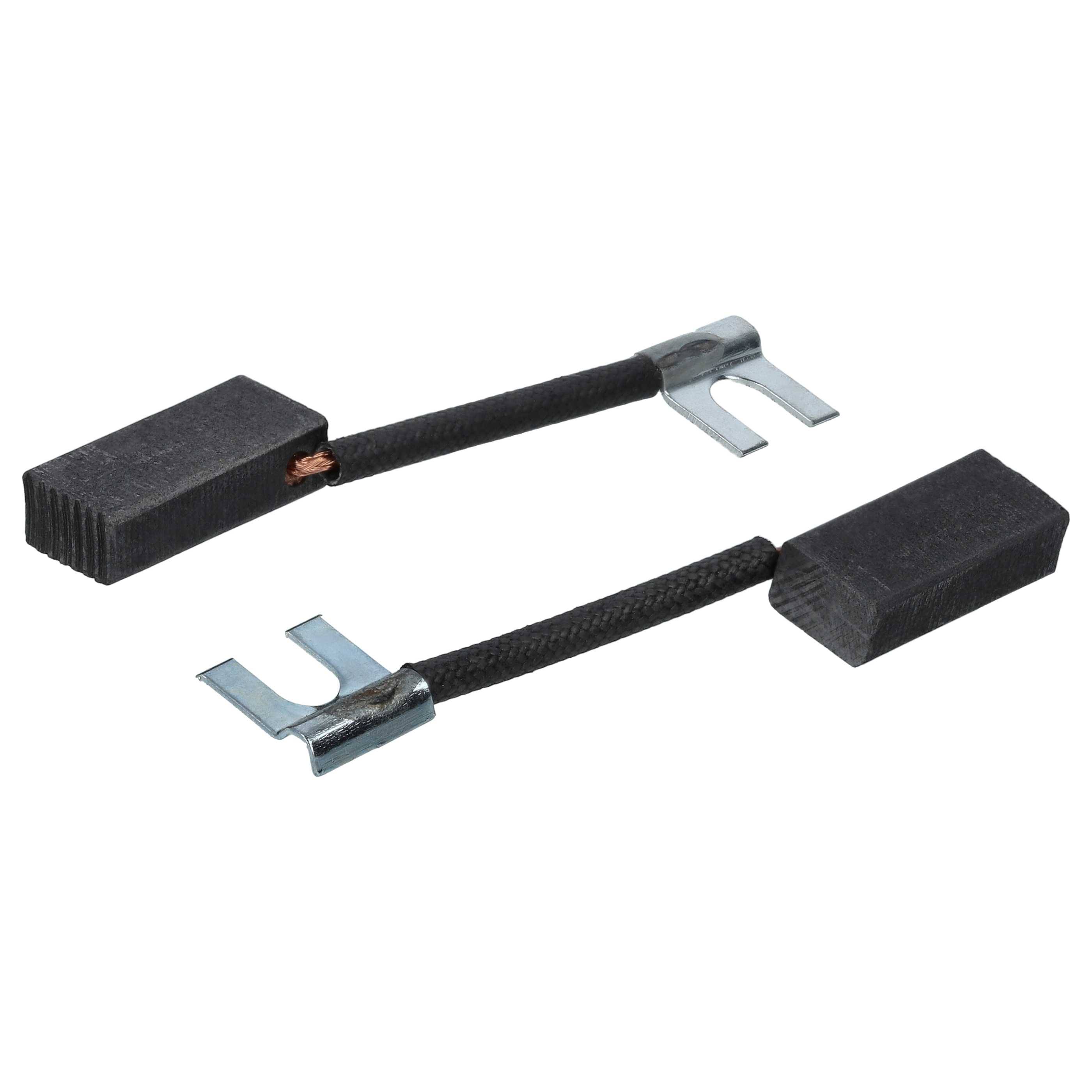 vhbw 2x Kohlebürste 5 x 8 x 17 mm kompatibel mit Fein DS 648 Winkelschleifer, Bohrmaschine-0