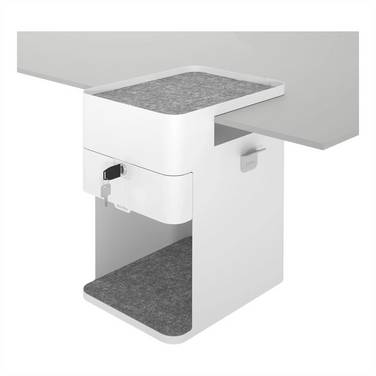 DATAFLEX Bento® desktop locker, 500, weiß