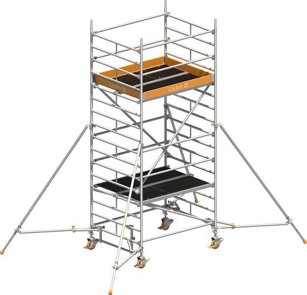 Layher Rollgerüst Uni Kompakt P2 mit Gerüststützen 5,20m AH-0