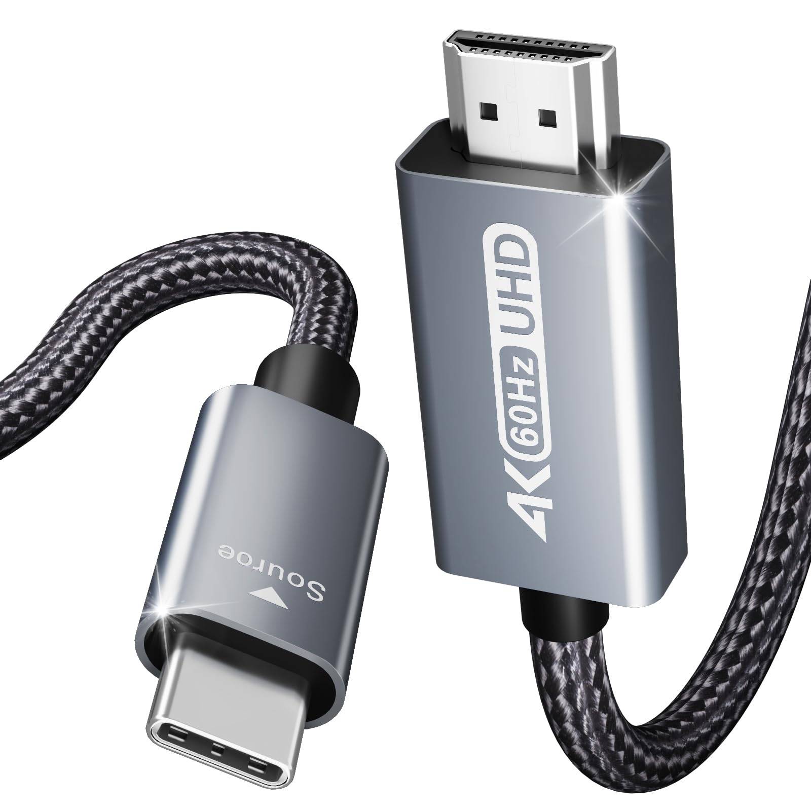 BENFEI USB C auf HDMI Kabel 1,8m(4K@60Hz, 2k@165Hz), USB Typ C auf HDMI [kompatibel Thunderbolt 3/4/5]-5