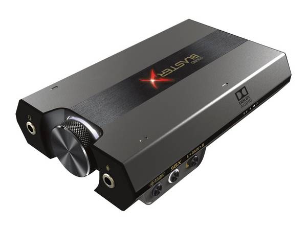 Creative Soundkarte Sound BlasterX G6 7.1 HD USB-C extern Multimedia-Technik Soundkarten