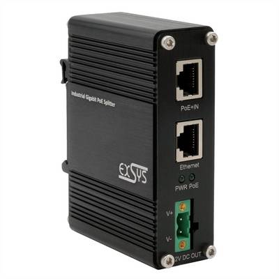 EXSYS EX-60325 10/100/1000 PoE+ Splitter-0