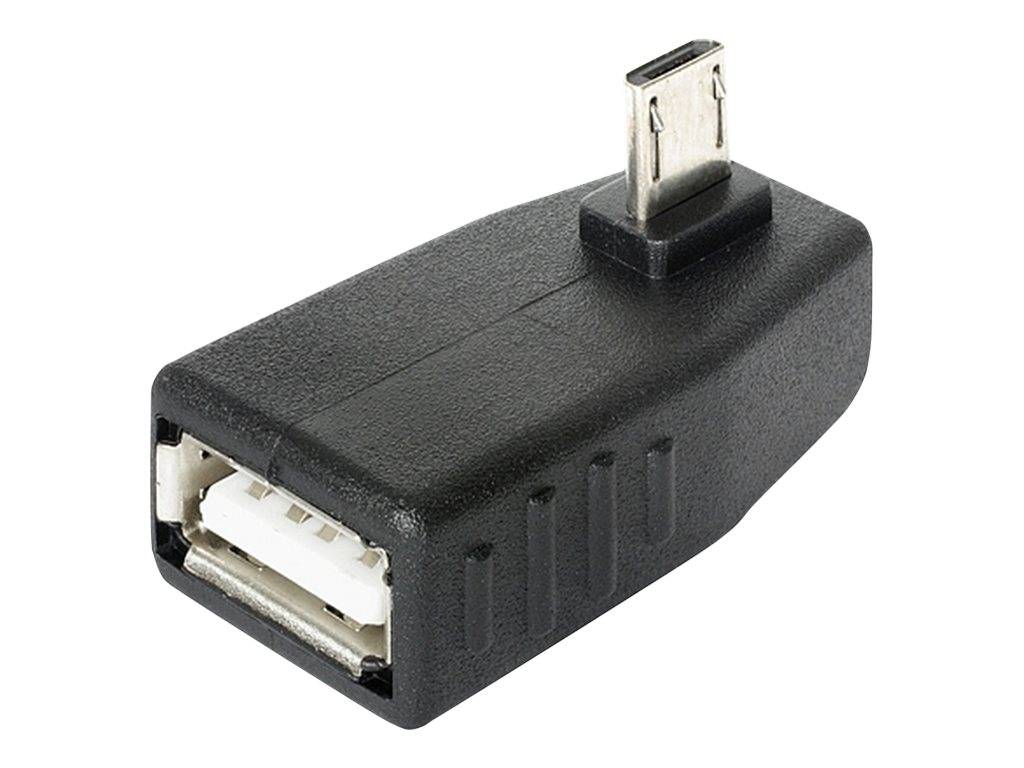Delock USB-Adapter - USB (W) bis Micro-USB Typ B (M) - USB 2.0 OTG - 90° Stecker-0