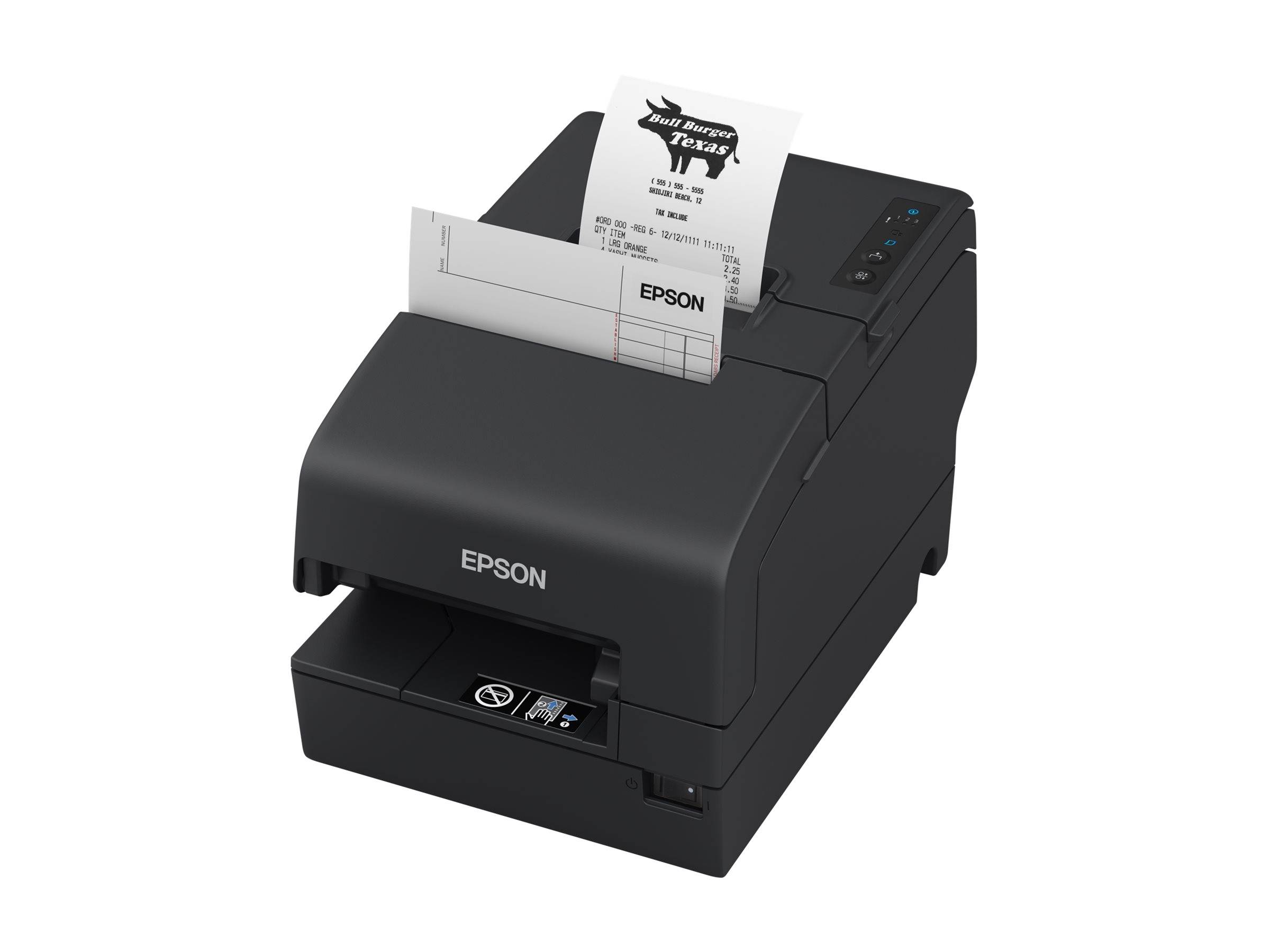 Epson TM-H6000VI Cutter MICR USB RS232 Ethernet OPOS schwarz - POS-Drucker - Nadel/Matrixdruck-0