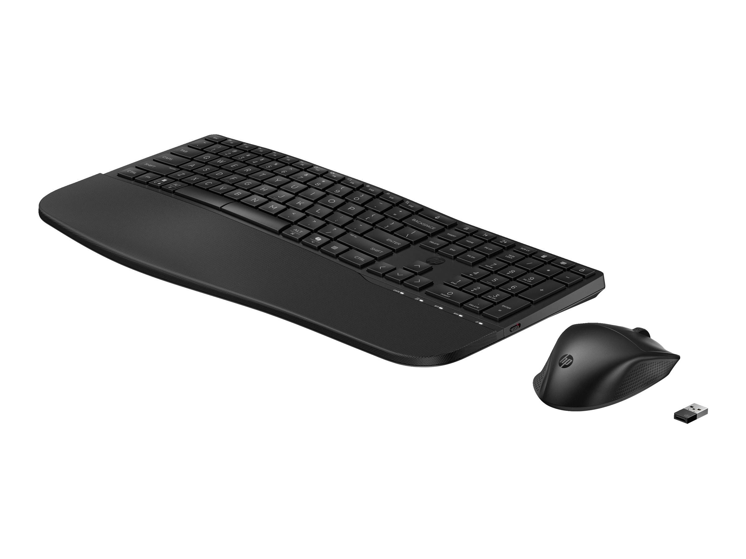 HP 685 - Tastatur-und-Maus-Set - Dual Mode, 3-Zonen-Layout, Multi-Device, 23 programmierbare Tasten - TL: US, QWERTY-0