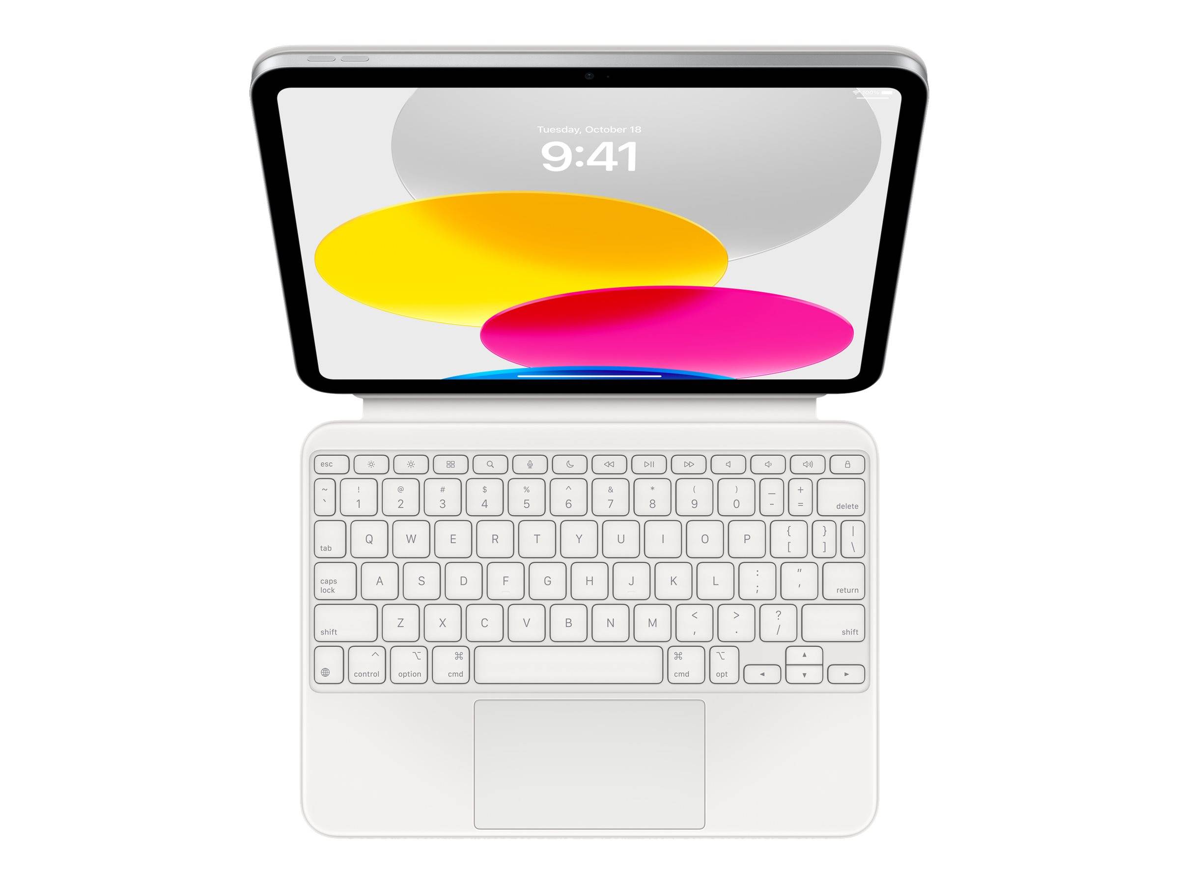 Apple Magic Keyboard Folio - Tastatur und Foliohülle - mit Trackpad - Apple Smart connector - TL: Nordisch, QWERTY-0