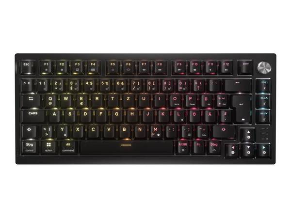Corsair K65 PLUS Wireless - Tastatur - 75% - compact - TL: Deutsch, QWERTZ