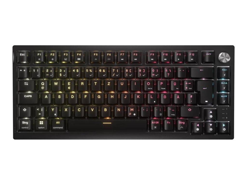 Corsair K65 PLUS Wireless - Tastatur - 75% - compact - TL: Deutsch, QWERTZ-0