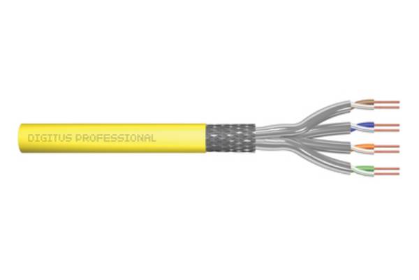 Cat.7A S/FTP Verlegekabel, 1000 Meter, simplex, B2ca