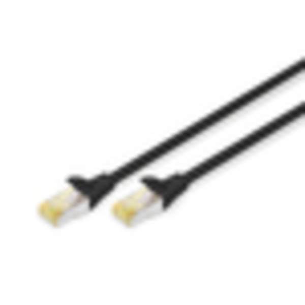 DIGITUS CAT 6A U-FTP Patchkabel Cu PVC AWG 30/7 Farbe Schwarz - Netzwerk - CAT 6a