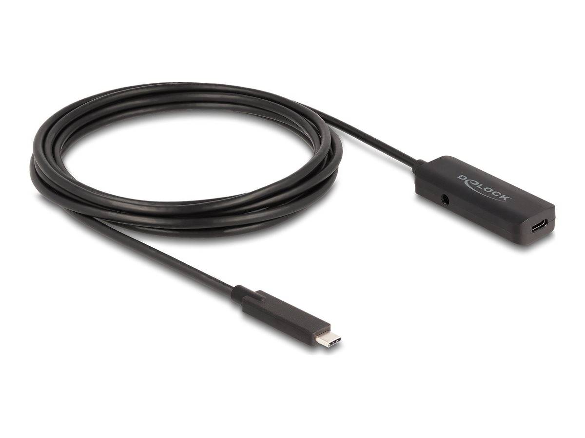 Delock Aktives USB 10 Gbps Verlängerungskabel USB-C 3 m - Digital/Daten - Strom/Netzteil-0