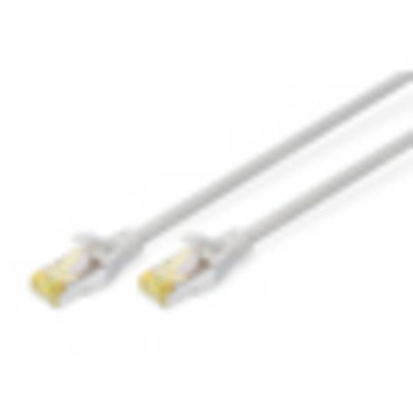 DIGITUS CAT 6A U-FTP Patchkabel Cu PVC AWG 30/7 Farbe Grau flach - Netzwerk - CAT 6a