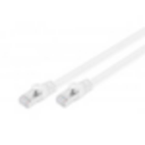 DIGITUS CAT 6A U-FTP Patchkabel Cu PVC AWG 30/7 Farbe Weiss - Netzwerk - CAT 6a