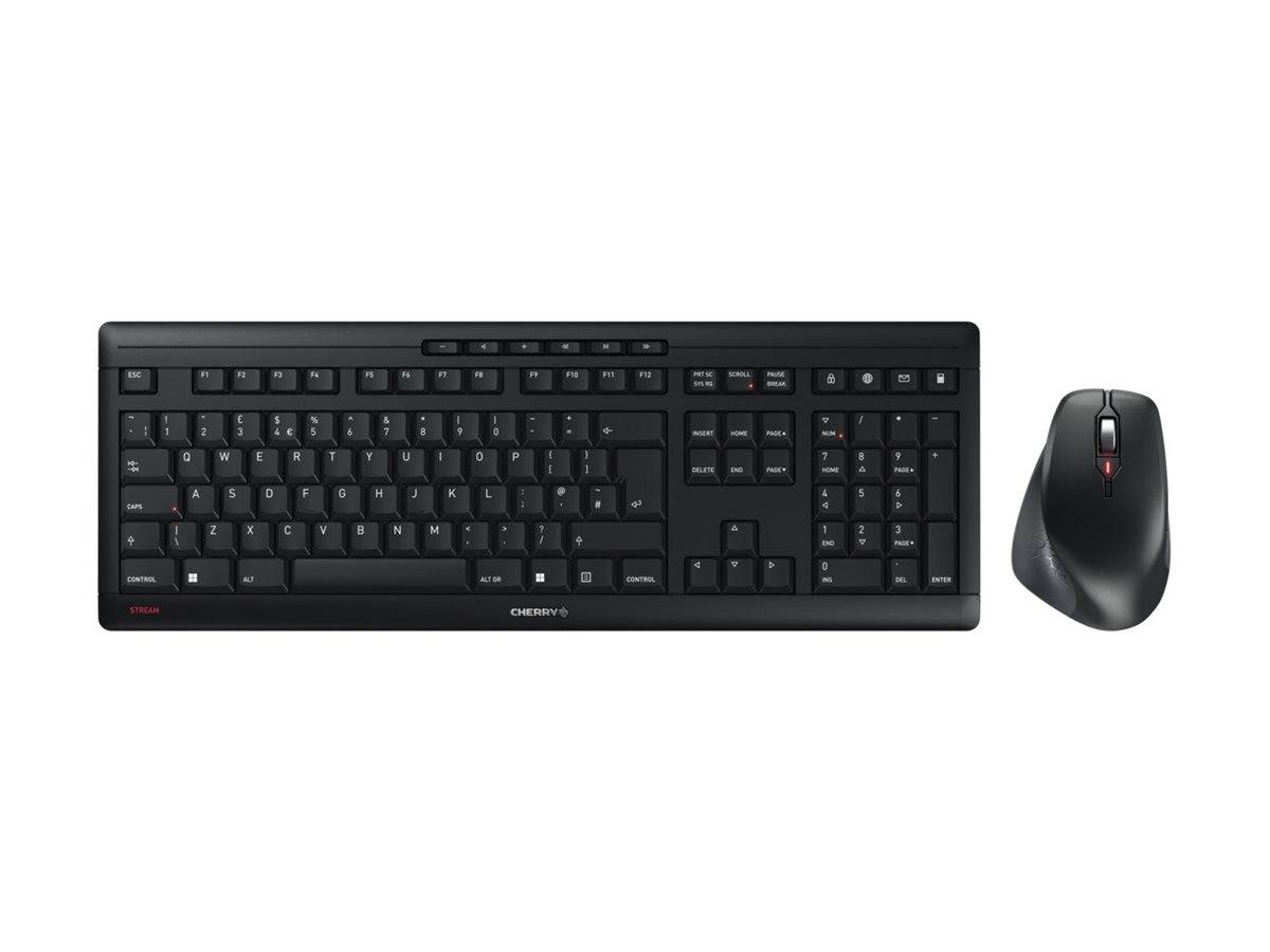 Cherry STREAM DESKTOP COMFORT - Tastatur-und-Maus-Set - TL: UK, QWERTY-0