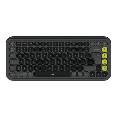 Logitech POP Icon Keys - Tastatur - kabellos - Bluetooth LE - Graphite - grün - TL: US, QWERTY-0