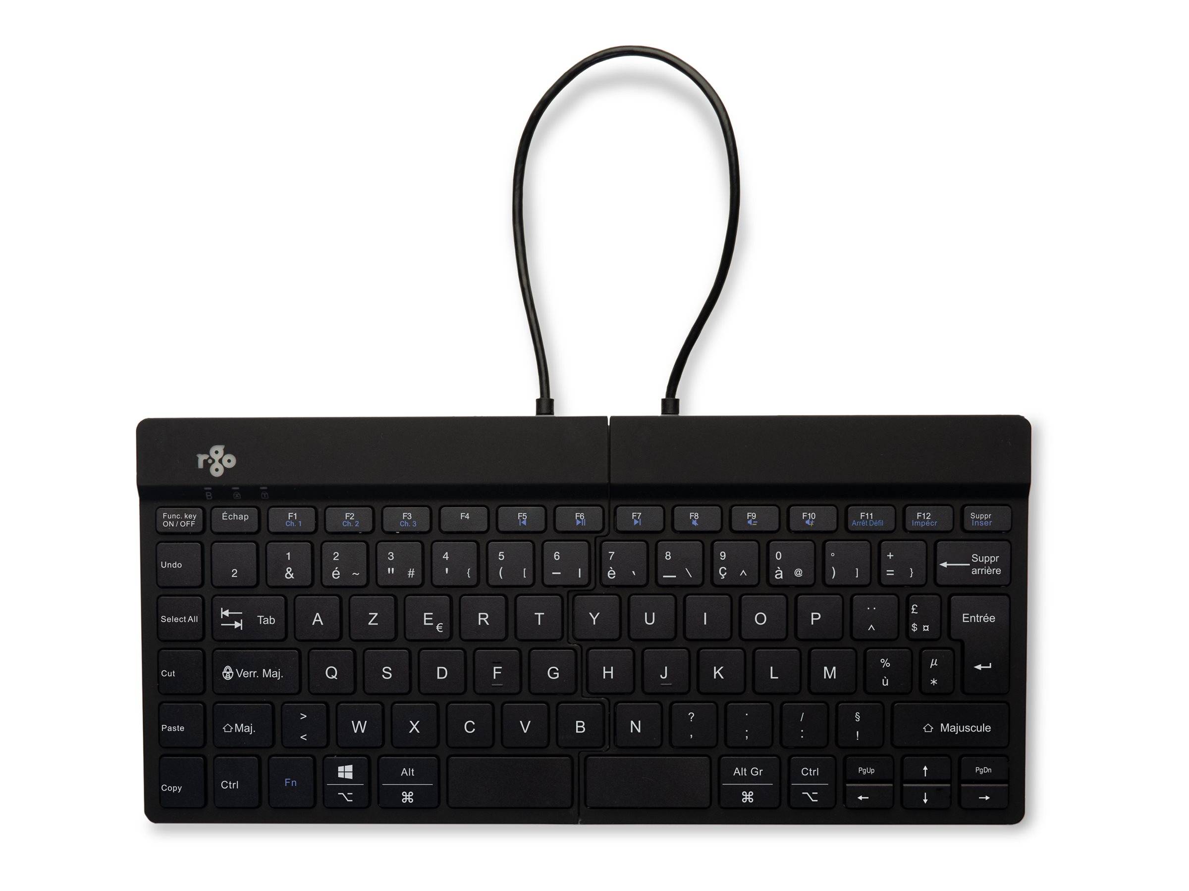 R-Go Ergonomische Tastatur Split break - Tastatur - TL: Französisch, AZERTY-0