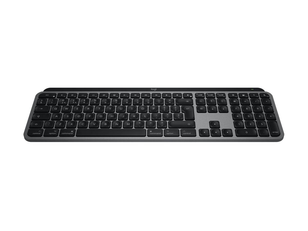 Logitech Master Series MX Keys S for Mac - Tastatur - full size - Bluetooth LE - Space-grau - TL: Französisch, AZERTY-0