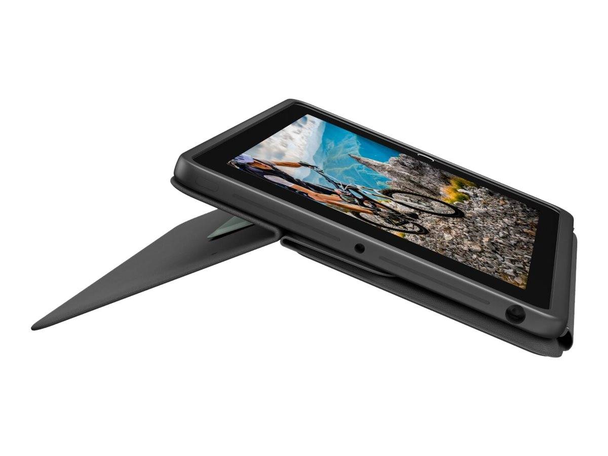 Logitech Rugged Folio - Tastatur und Foliohülle - Apple Smart connector - Franzö-2