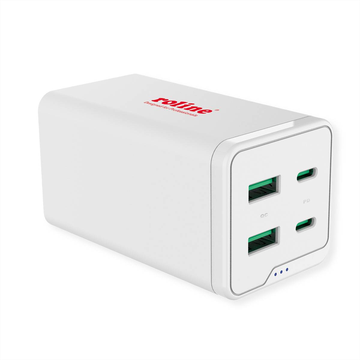ROLINE USB Charger, 4 Port (2x USB-C, 2x USB-A QC3.0), max. 120W-0