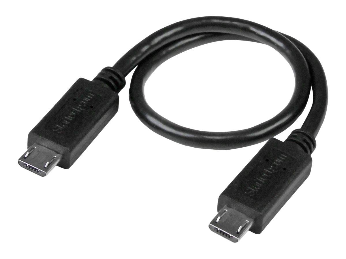 StarTech.com StarTech 20cm USB OTG Kabel - Micro USB auf Micro USB - USB OTG Adapterkabel - St/St - USB-Kabel --0