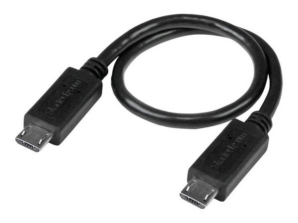 StarTech.com StarTech 20cm USB OTG Kabel - Micro USB auf Micro USB - USB OTG Adapterkabel - St/St - USB-Kabel -