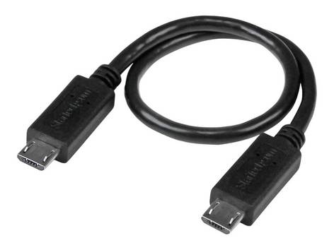 StarTech.com StarTech 20cm USB OTG Kabel - Micro USB auf Micro USB - USB OTG Adapterkabel - St/St - USB-Kabel -
