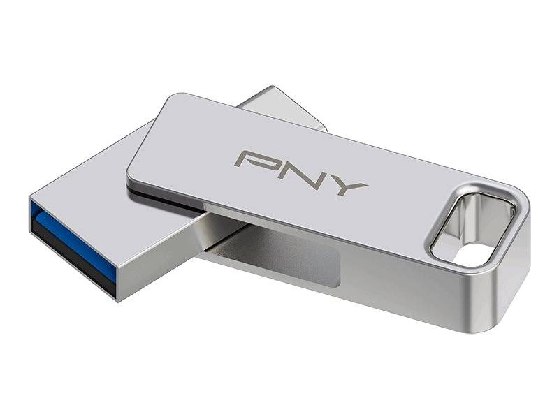 PNY Duo-Link - USB-Flash-Laufwerk - 64 GB - USB-0