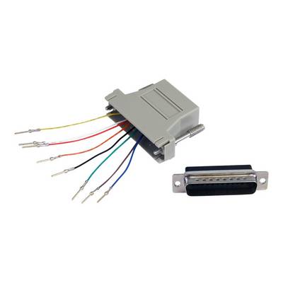 StarTech.com DB25 auf RJ45 modularer Adapter - Stecker/Buchse - Seriell Adapter - DB25 (St)-0