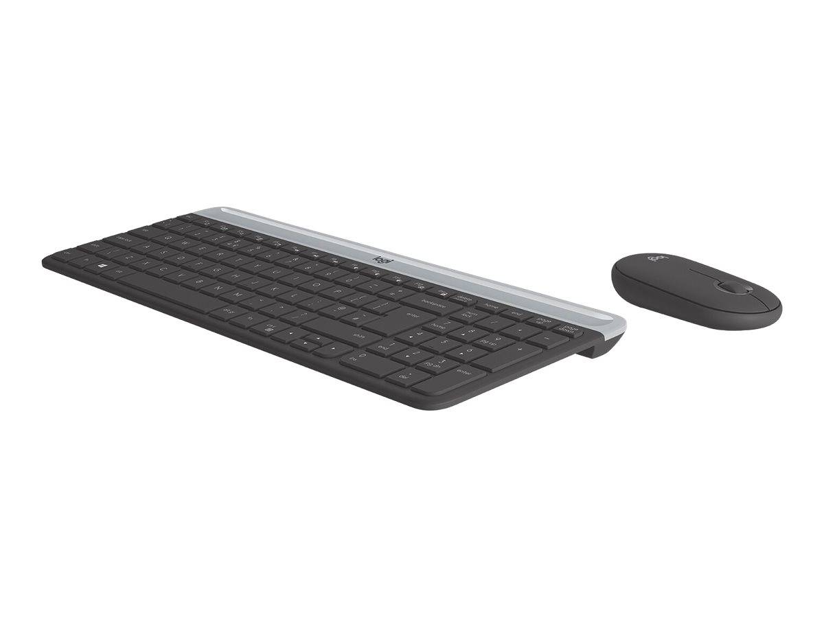 Logitech Slim Wireless Combo MK470 - Tastatur-und-Maus-Set - TL: Niederländisch, QWERTY-0