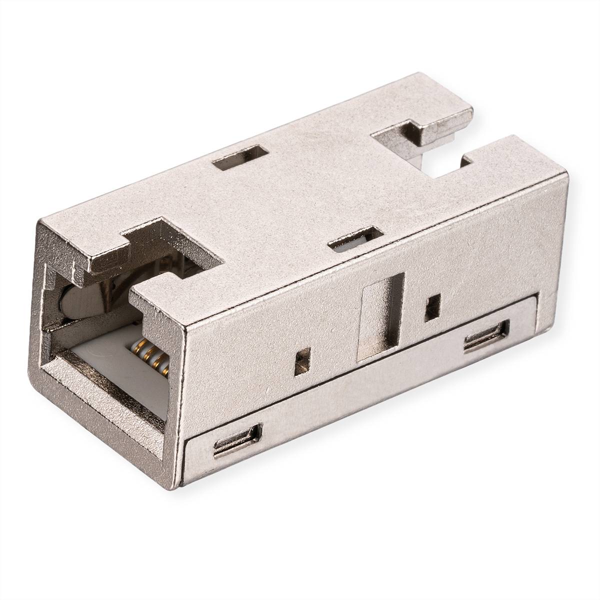 ROLINE RJ-45 Kupplung geschirmt, Cat.6A (Class EA), Metallgehäuse-0