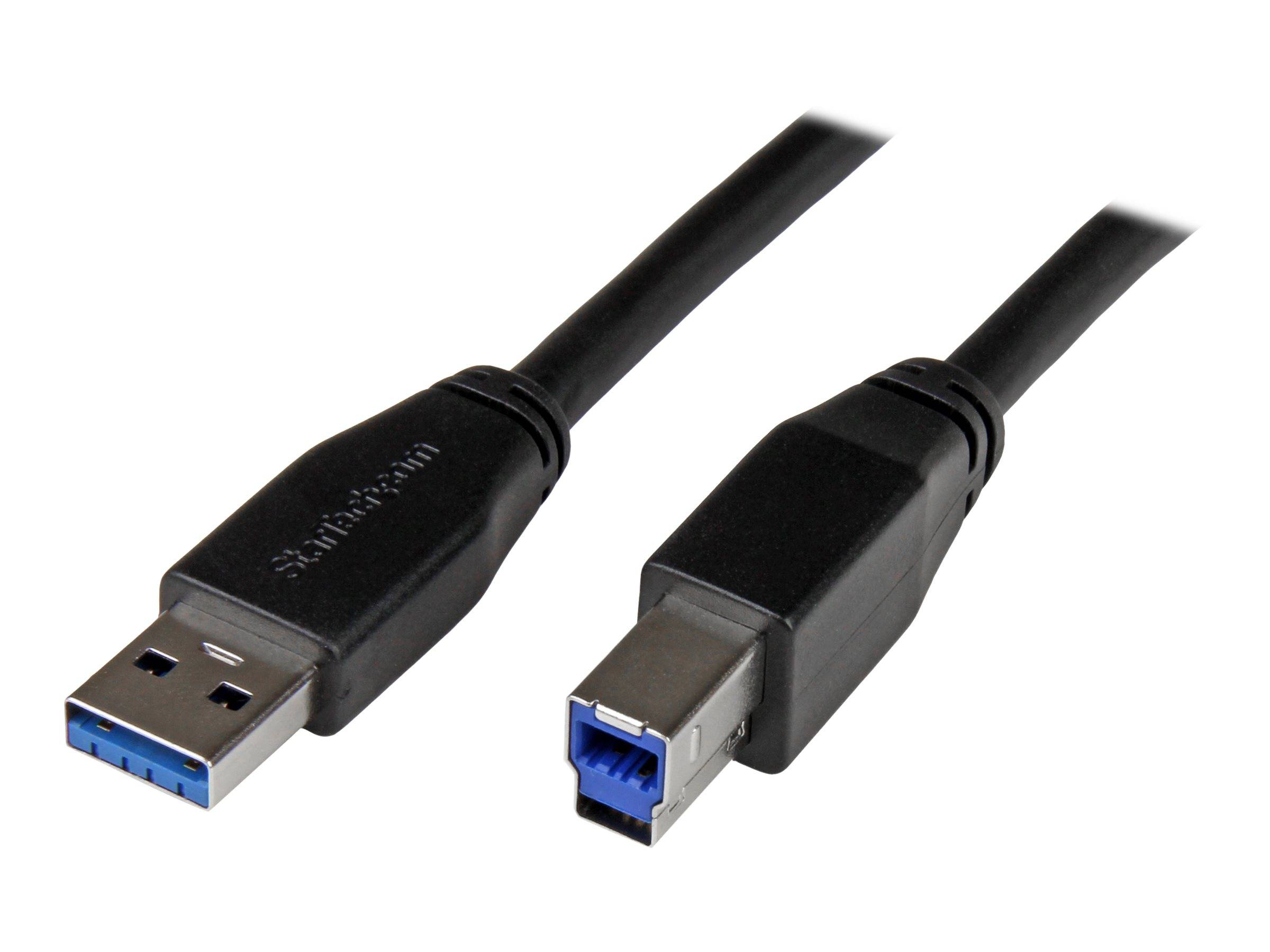 StarTech.com 1m SuperSpeed USB 3.0 A auf B Kabel - St/St - USB 3.0 Anschlusskabel - USB-Kabel - USB Type B (M)-0