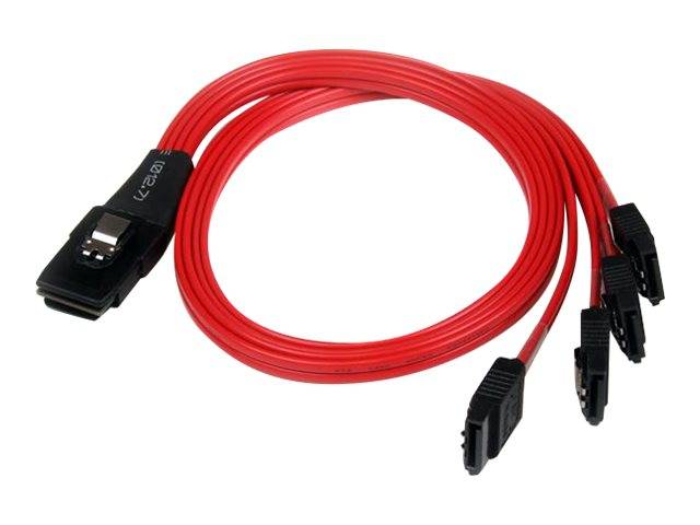StarTech.com SFF-8087 auf 4x SATA Kabel 50 cm - Internes Mini SAS auf Serial-ATA Reverse Multilane Kabel - SFF 8087-0